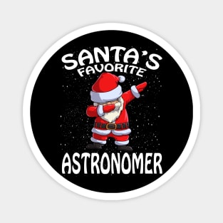 Santas Favorite Astronomer Christmas Magnet